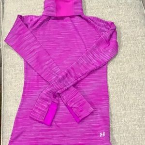 Purple under armour workout shirt